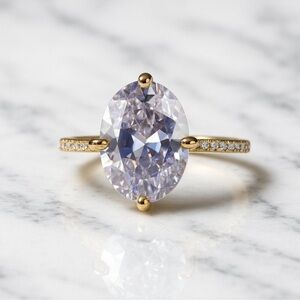 "Bianca" Oval Travel Ring size 6